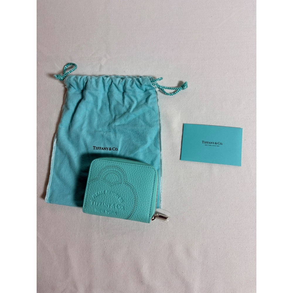 Tiffany & Co Wallet Tiffany Blue New Return To Tiffany Pebbled Leather Zip